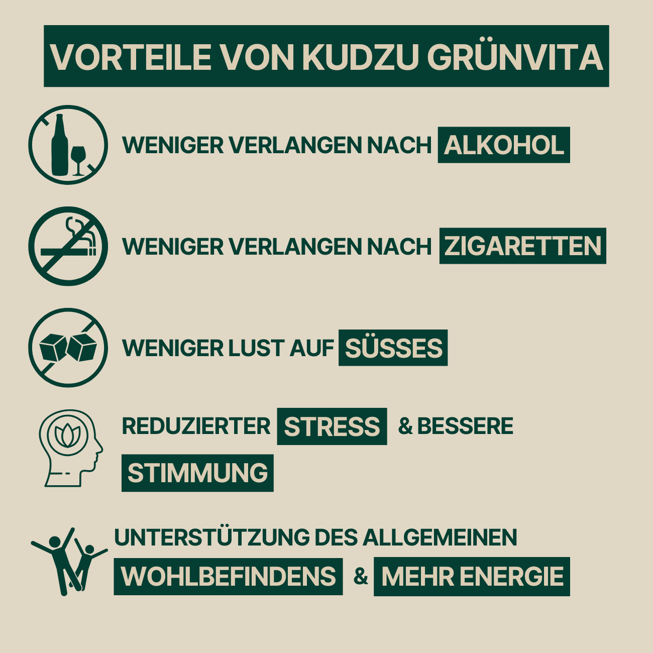 Kudzu GrünVita 40 mg Isoflavon – 100% natürlich